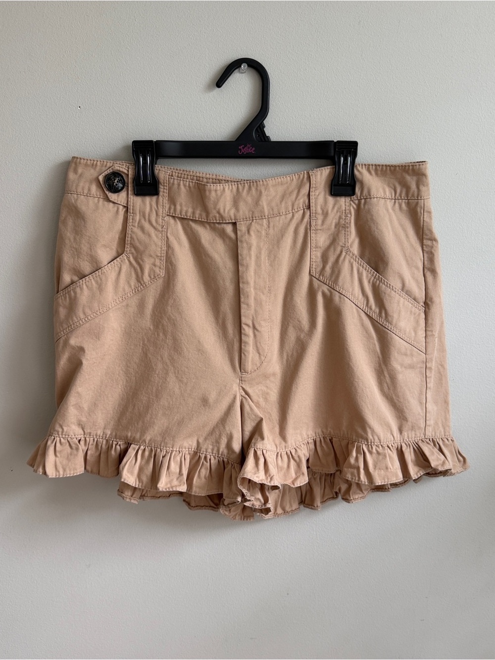 Ganni Ruffled Shorts Size 38/ US 6 - Picture 3 of 7